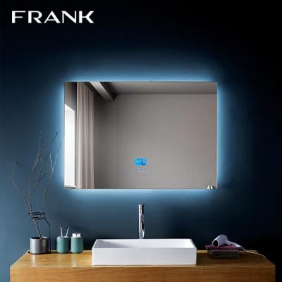 China Bathroom Magnifying Integral Wall Mounted Led Backlit Mirror for sale