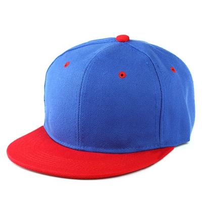 China COMMON Adjustable Plain Two Tone Flat Bill Hiphop Hat Snapbacks Baseball Cap for sale