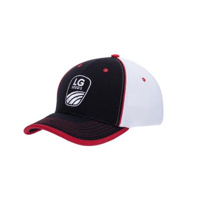 China breathable & Waterproof Polyester Mesh Hat Mesh Baseball Cap Custom Logo for sale