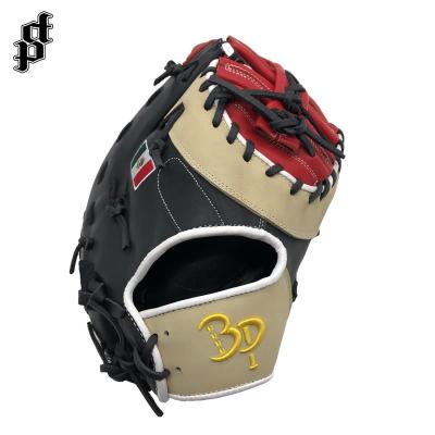 China Custom Durable Professional Baseball Glove Kip Pitcher Genuine Leather Baseball Gloves for sale