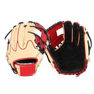 China Professional custom made professional genuine glove pitcher kip baseball gloves baseball player leather baseball gloves for sale