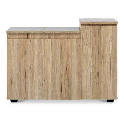 China Factory price modular rta solid wood white shaker sideboard for kitchen storage cabinets for sale