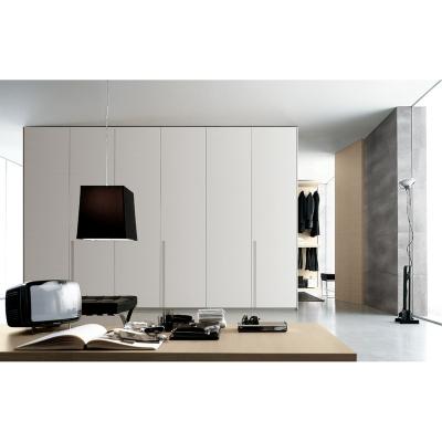 China Adjustable Modern Simple Bedroom Cabinet (Other) Wardrobe Closet White Wood for sale