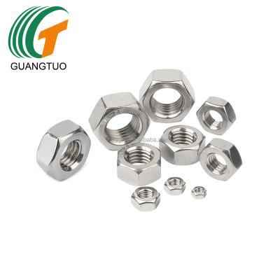 China DIN934 304 Stainless Steel Hex Nut Components M1 M1.2 M1.4 M1.6 Rustproof SUS Nuts for sale