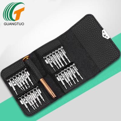 China Portable/Durable/Easy Carry 25 in 1 Precision Torx Screwdriver Bit Set DIY Tools Screwdriver Kit Screwdriver Set For Mobile Phone Repair Tools for sale