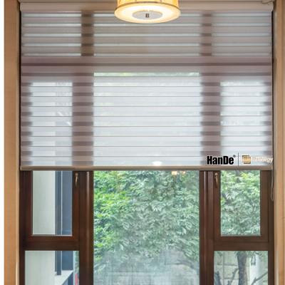 China Low Noise Motorized Shangri-La Fashion Eco-friendly Window Blinds Blind With Cassette for sale