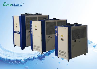 China Shopping Center 10 Ton Air Cooled Chiller Portable Air Chiller R22 Or R407C Refrigerant for sale