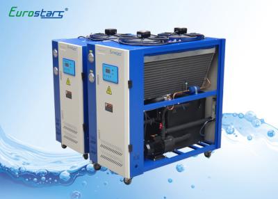 China Tipo horizontal refrigerador del alto poli de agua eléctrico de las fábricas aire-agua del refrigerador en venta