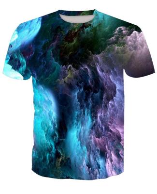 China Men's T-shirt Anti Shrink Printing Custom T Shirt Sublimation 3d Printed T-shirt for sale