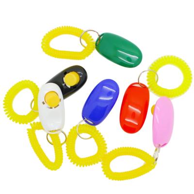 China High Quality Viable Dog Clicker Training Obedince Pet Trainer - Clicker i + Wrist Strap for sale