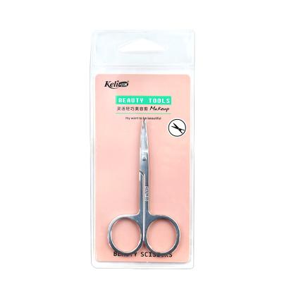 China Hot Selling Small Stainless Steel Scissors Right Handed And Affordable Eyebrow Scissors for sale