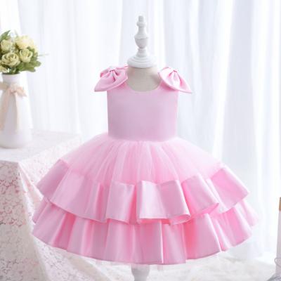 China 2021 New Anti-wrinkle Princess Dress Girls Baby Birthday Piano Show Pengpeng Chat Summer Children's Dress for sale