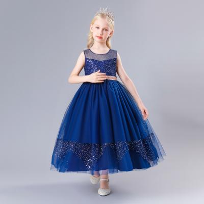 China Anti-wrinkle girls princess dress fashion party dress Pengpeng yarn wedding dress for sale