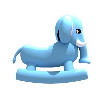 China Ride on Toy PVC Inflatable Animals Ride Rocking Horse Animal Riding Toys for Kids for sale