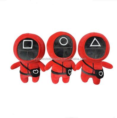 China Korean Plush TV Series Character Plush Squid Game Stuffed Doll The Red Man Figures Squid Game Plush Toy for sale