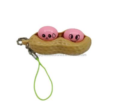 China Factory Silicone Cheapest Price Pea Popper Fidget Toy, Head Chained Stirring Person Bean Toy Directly Funny Squeeze Extrusion Peanut Relaxation for sale