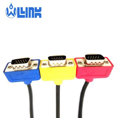 China Straight Gender Switches Over Mold Micro VGA Cable Connector D-sub Cable D-sub Cable for sale