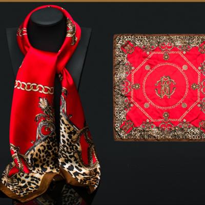 China 90*90cm Malaysia Square Women's Muslim Square Scarf Printing Satin Square Silk Scarf Customizable Design for sale