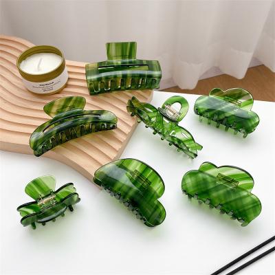 China Korean Fashion DOWELL New Hair Claw Set Classic Cellulose Acetate Hair Claw Clip For Women Custom Hair Claw for sale