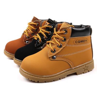 China 2020 Winter Boys Girls Kids EVERGREEN Cotton Shoes Snow Boots Martin Boots Warm For Kids for sale