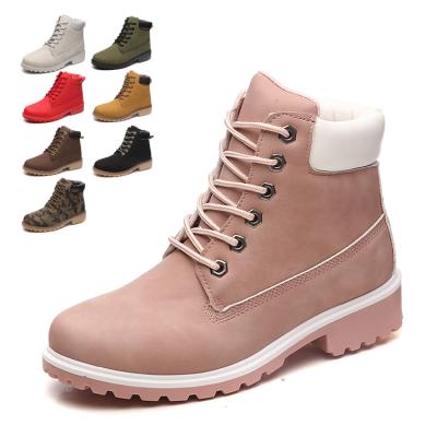 China Winter Round Martin Boots Flat Retro Large Size Anti Slip Men's And Women's Short Bean Duck Snow Boots for sale