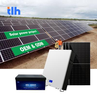 China Home Design And Develop Photovoltaic Power Generation Projects 50kw Off Grid Solar Power System Solar Power System For Hotels for sale