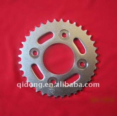 China Qidong Burger Steel Electroplating Process Of Surface Treatmen For Motorcycle Sprocket for sale