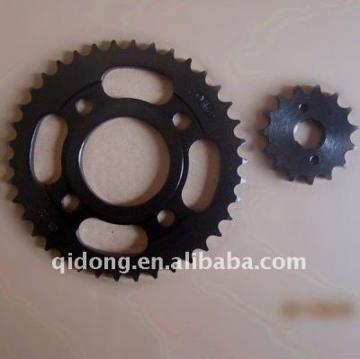 China mtorcycle wheel steel carburizing process sprocket for sale