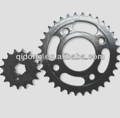 China motorcycle chain sprocket kits 420 428 520 for sale