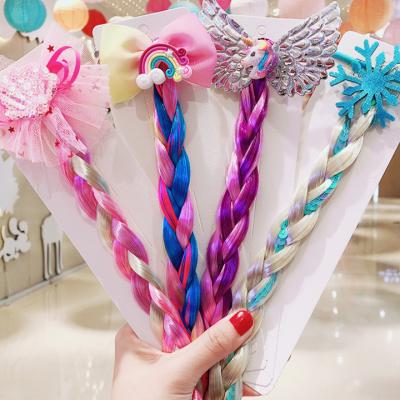 China Cute Girls Hairpin Children Twist Hair Clip Cartoon Hair Rope Accessories Kids Wig M8S3D045-AL080705 for sale