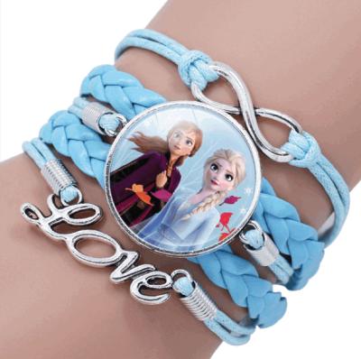 China Cartoon CLASSIC Pink Kids New Arrival Bracelet Fashion Braided Bracelet For Girls for sale