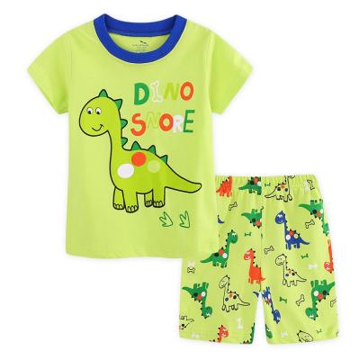 China Breathable Dog Pajamas Sleepwear Children Short Sleeve Clothes Boys Pajamas Set for sale