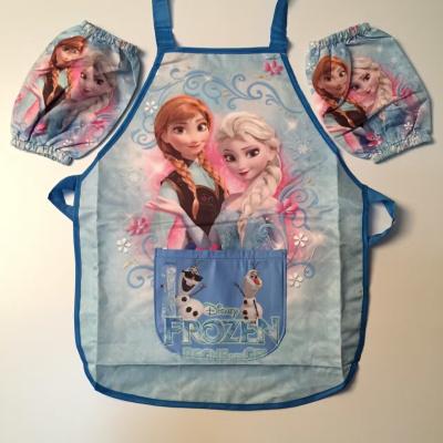 China Drinks / Food Cartoon Apron Cooking Kitchen Aprons Kids Oversleeve Apron for sale