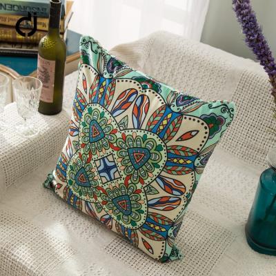 China Memory New Design Printed 100% Polyester Plain Colored Latest Designs Jacquard Cushion Cover for sale