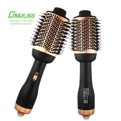 China Straight Wet & Dry 3 Roll In 1 Hot Volumize Hair Dryer & Interchangeable Brush Head Airbrush Set for sale