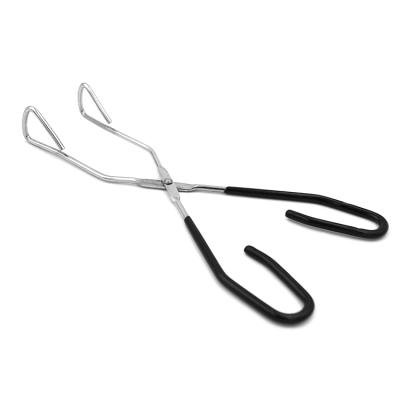 China Viable Factory Directly Supply Line PVC Handle Kitchen Scissor Tongs Gently Handle BBQ Wire Scissor Tongs for sale