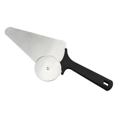 China Viable 3 in 1 Extra Sharp Pizza Cutter Knife &Server Slicer Wheel Stainless Steel Blade for Home or Restaurant Use for Bread Pie Pastry for sale