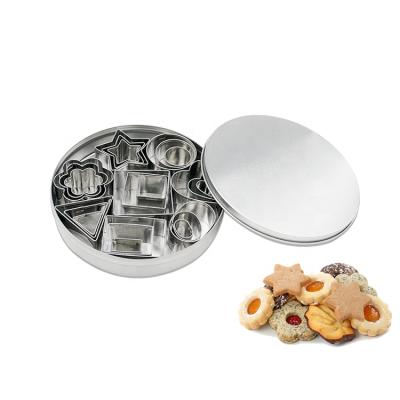 China Custom Bakeware Cake Mold Tool Stainless Steel Cookie Cutter Cookie Cutter Set Sustainable Baking Kitchen for sale