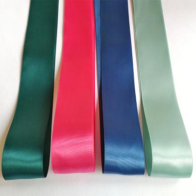 China Wholesale Eco-friendly Simple Ribbon Gift Satin Face Wrapping Wedding Opens DIY Christmas White Red Pink Black Ribbons for sale