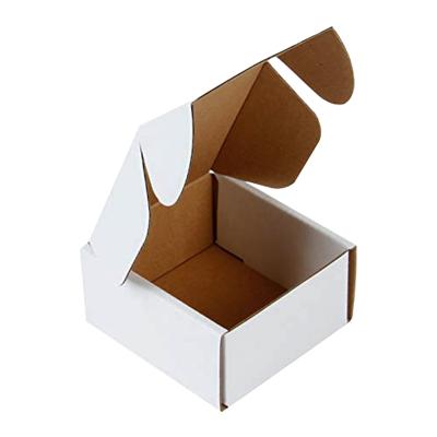 China Recycled White Cardboard Box Materials Ad White Box Custom Size for sale