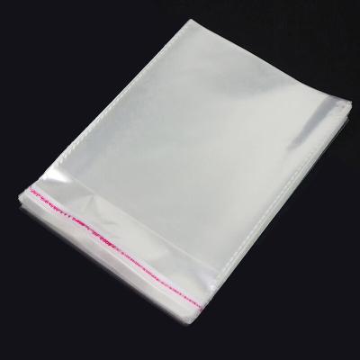 China Clear gift opp bag with self adhesive flap seal for sale