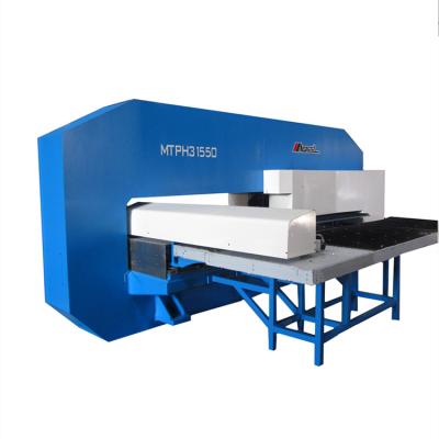 China Building Material Shops CNC Hydraulic Servo Ram Turret Motor Driven Punching Machine For Sheet Metal Processing for sale