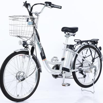 China New arrival 48v 250w aluminum alloy CE women electric bike lithium battery E bike 26inch electric bicycle ebike for sale