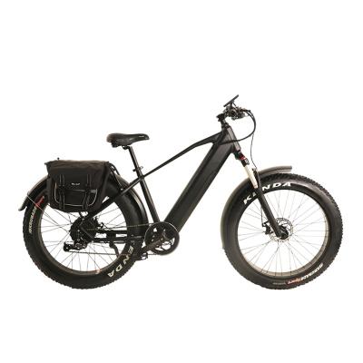 China Aluminum alloy bafang 48v 500w 800w 1000w Fat Tire 2 Seat Ebike Electric Bicycle Two Seater 26*4.0 Electric Bike for sale