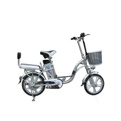 China 16 inch aluminum alloy super light city lithium battery electric bicycle for sale