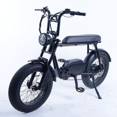 China New style carbon steel big fat tire saddle used electric bike full suspension bicycle double rear electric shock fat bike for sale