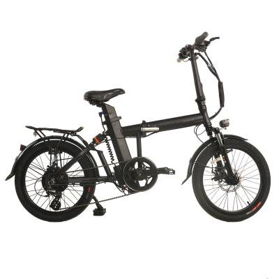 China Aluminum alloy 20 inch new style seat tube battery OEM factory price folding hidden electric bicycle for sale