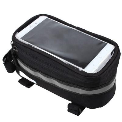 China Wholesale Waterproof Touch Screen Phone Bag Waterproof Touch Screen Phone Bag Bicycle Tube Frame Top Recycling Bag for sale