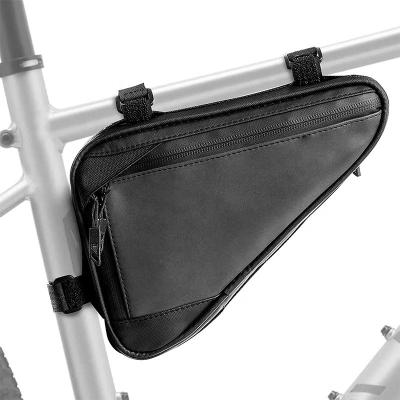 China Waterproof Sport Bicycle Storage Bag Triangle Saddle Frame Pouch For Accessories Storage Recycling Bag for sale