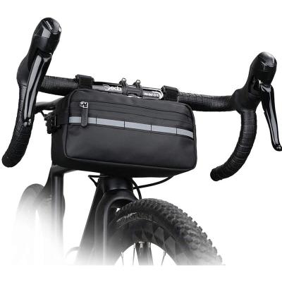 China Waterproof Handlebar Bag Bicycle Bike Handlebar Bags Waterproof Bicycle Bag Front Frame Bag for sale